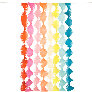 Rainbow Twisty Fringe Garland|Meri Meri