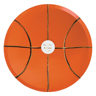Basketball Plates|Meri Meri