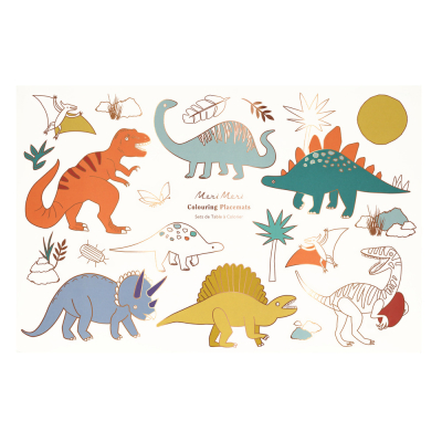 Dinosaurs Colouring Placemats|Meri Meri