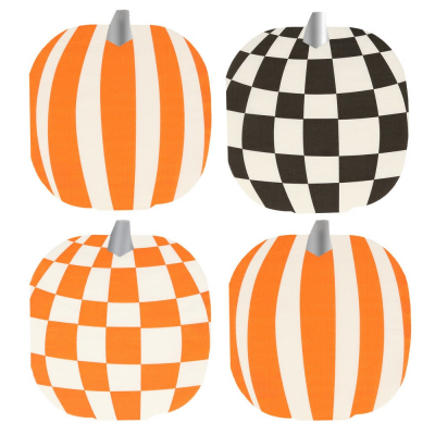 Mod Pattern Pumpkin Napkins|Meri Meri