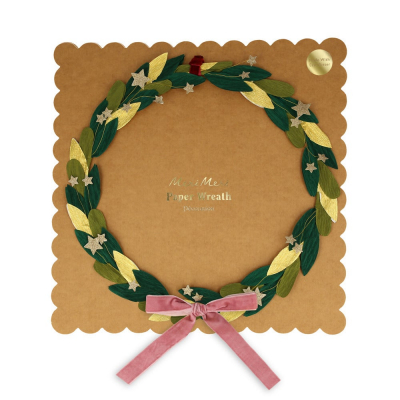 Paper Leaf & Star Wreath|Meri Meri