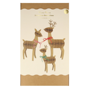 Honeycomb Reindeer Family|Meri Meri