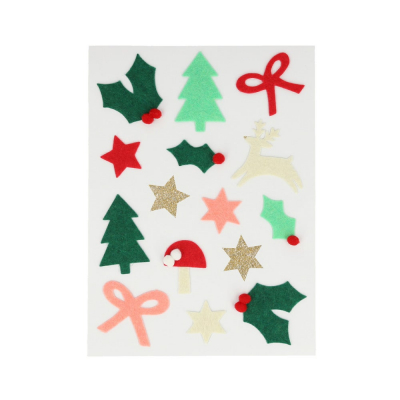 Felt Christmas Icon Stickers|Meri Meri