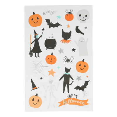 Happy Halloween Tattoo Sheet|Meri Meri