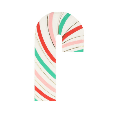 Stripy Candy Cane Napkins|Meri Meri