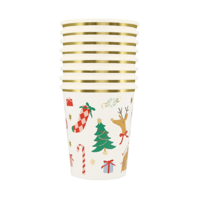 Jolly Christmas Cups|Meri Meri
