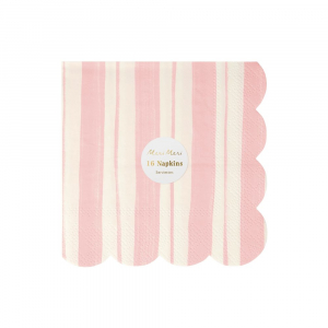 Ticking Stripe Large Napkins|Meri Meri