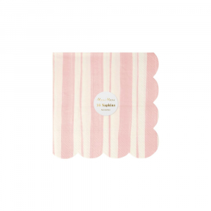 Ticking Stripe Small Napkins|Meri Meri