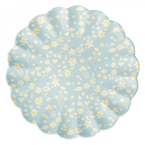 Floral Large Bamboo Plates|Meri Meri