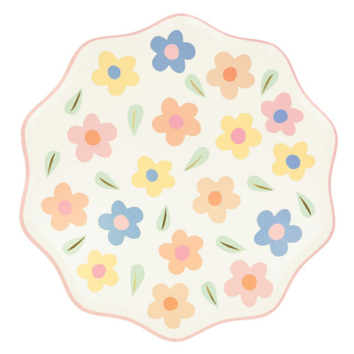 Happy Flowers Dinner Plates|Meri Meri