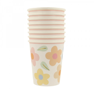 Happy Flowers Cups|Meri Meri