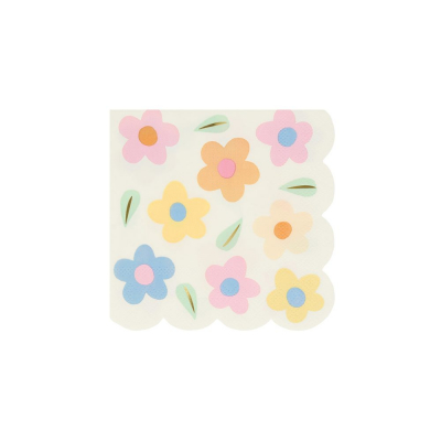 Happy Flowers Small Napkins|Meri Meri