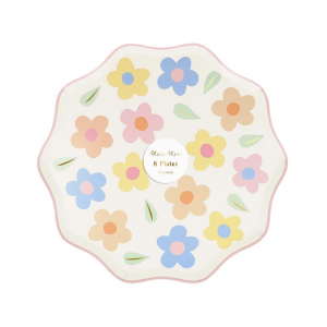 Happy Flowers Side Plates|Meri Meri