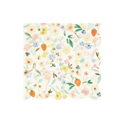 Elegant Floral Large Napkins|Meri Meri