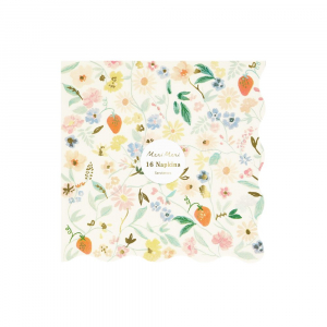 Elegant Floral Large Napkins|Meri Meri