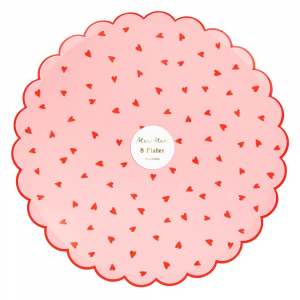 Heart Pattern Dinner Plates|Meri Meri