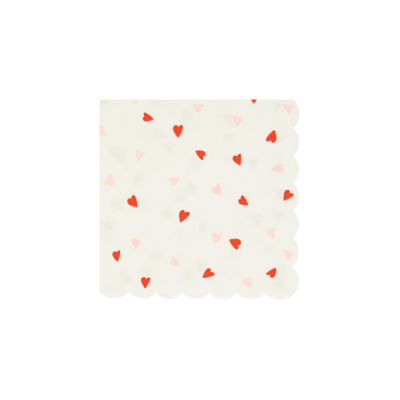 Heart Pattern Small Napkins|Meri Meri