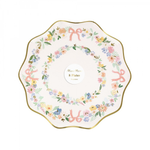 Elegant Floral Side Plates|Meri Meri