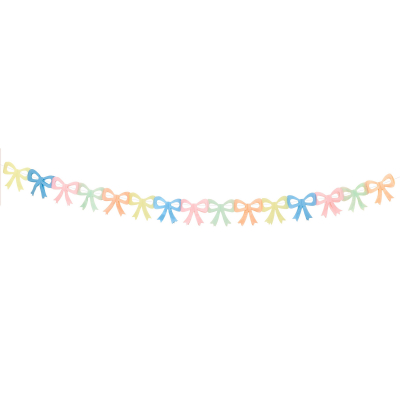 Tissue Paper Bow Garland|Meri Meri