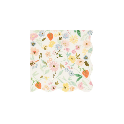 Elegant Floral Small Napkins|Meri Meri