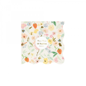 Elegant Floral Small Napkins|Meri Meri