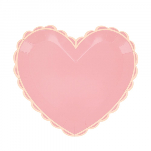 Pastel Heart Large Plates|Meri Meri