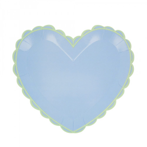 Pastel Heart Large Plates|Meri Meri