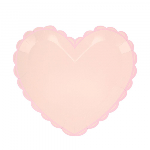 Pastel Heart Large Plates|Meri Meri