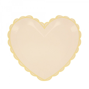 Pastel Heart Large Plates|Meri Meri