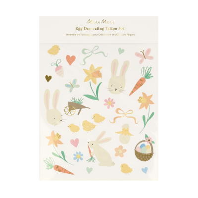 Egg Decorating Tattoo Set In Easter Icons|Meri Meri