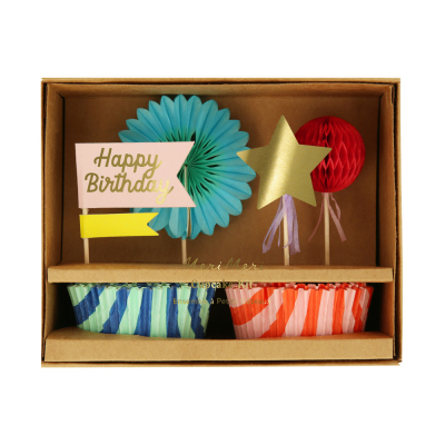 Stripe Party Cupcake Kit|Meri Meri