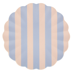 Stripy Reusable Bamboo Large Plates|Meri Meri