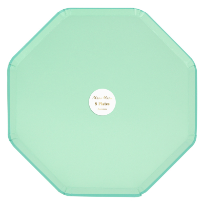 Sea Foam Green Dinner Plates|Meri Meri