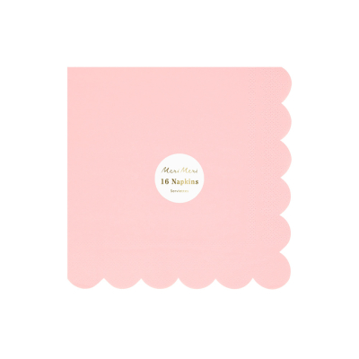 Cotton Candy Pink Large Napkins|Meri Meri