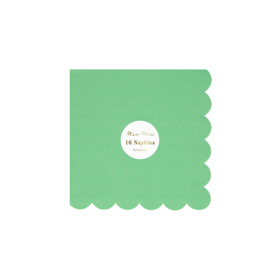 Emerald Green Small Napkins|Meri Meri