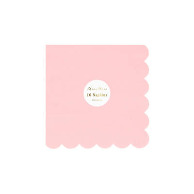 Cotton Candy Pink Small Napkins|Meri Meri