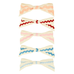 Ric Rac Bow Hair Clips|Meri Meri