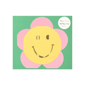 Happy Face Icons Diecut Napkins|Meri Meri