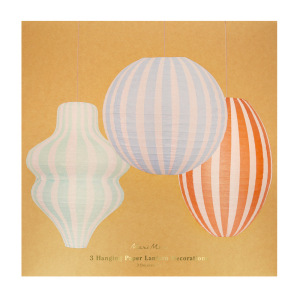 Stripy Lanterns|Meri Meri