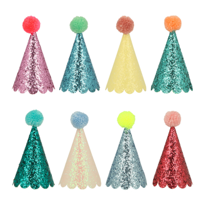 Glitter Mini Party Hats|Meri Meri