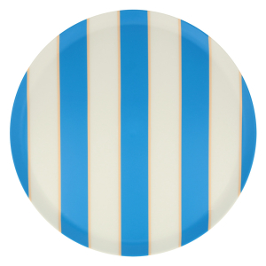 Mixed Stripe Recycled Plastic Large Plates|Meri Meri