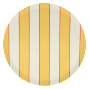 Mixed Stripe Recycled Plastic Large Plates|Meri Meri