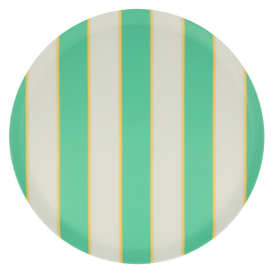 Mixed Stripe Recycled Plastic Large Plates|Meri Meri