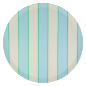 Mixed Stripe Recycled Plastic Large Plates|Meri Meri