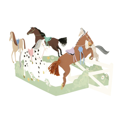 Concertina Horse Card|Meri Meri