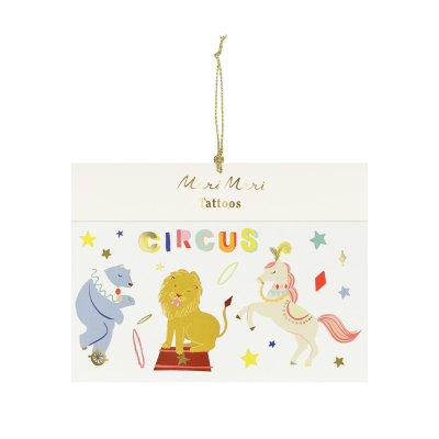 Circus Temporary Tattoos|Meri Meri