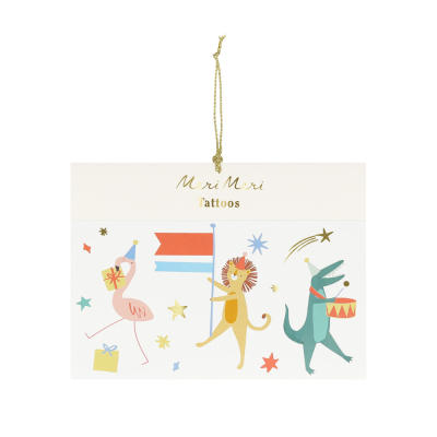 Animal Parade Temporary Tattoos|Meri Meri