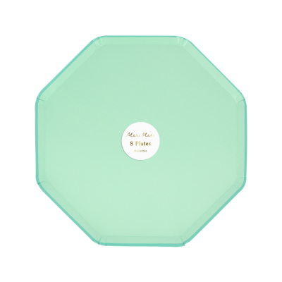 Sea Foam Green Side Plates|Meri Meri