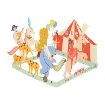 Circus Concertina Card|Meri Meri