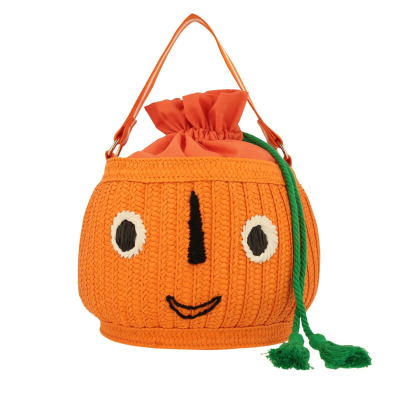 Trick Or Treat Pumpkin Basket Bag|Meri Meri